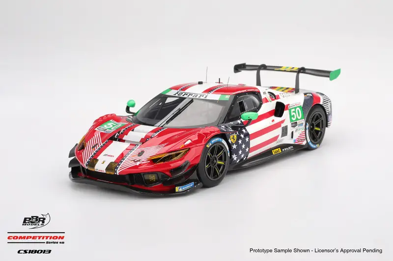 1:18 2025 Imsa Daytona 24 Hrs -- #50 Ferrari 296 Gt3 -- Bbr Cs18013 1