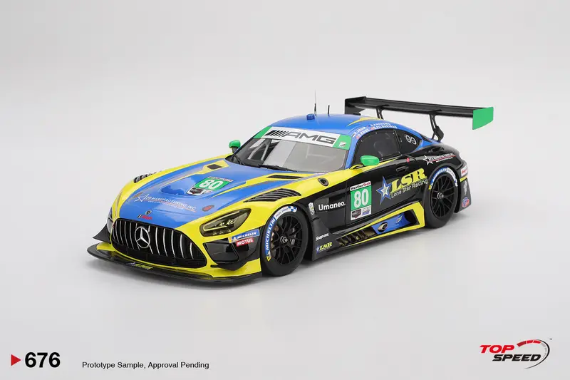 1:18 2025 Imsa Daytona 24 Hrs -- #80 Mercedes-Amg Gt3 Evo -- Topspeed Ts0676 1