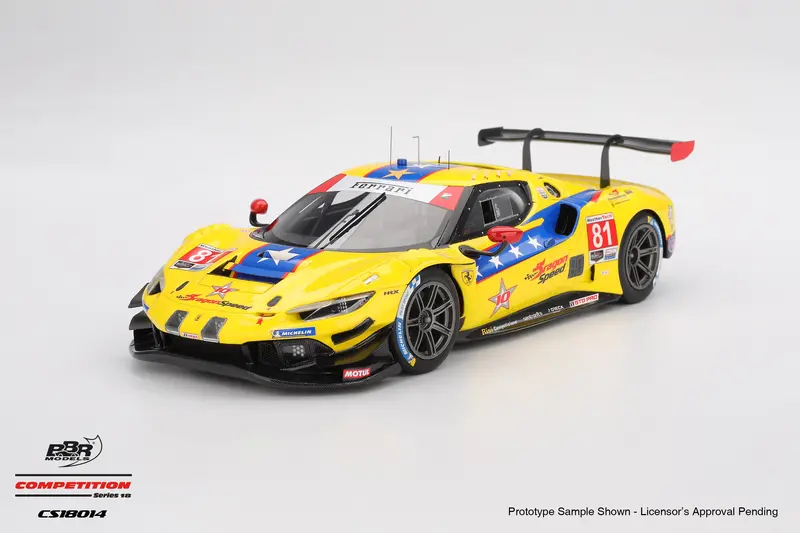 1:18 2025 Imsa Daytona 24 Hrs -- #81 Ferrari 296 Gt3 -- Bbr Cs18014 1