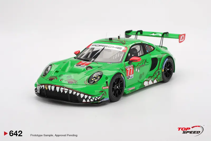1:18 2025 Imsa Daytona 24Hr -- #77 "Rexy" Porsche 911 Gt3 R -- Topspeed Ts0642 1