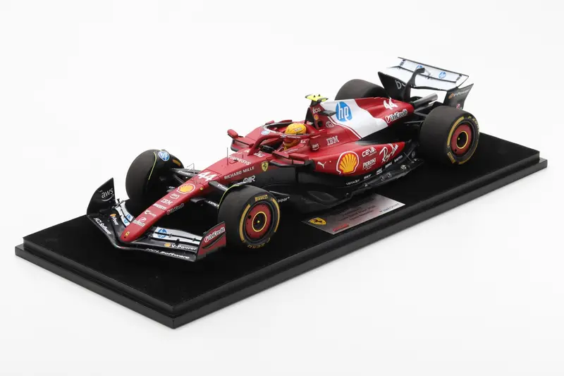 1:18 2025 Lewis Hamilton - China Sprint Winner #44 Ferrari Sf-25 -- Looksmart F1 1