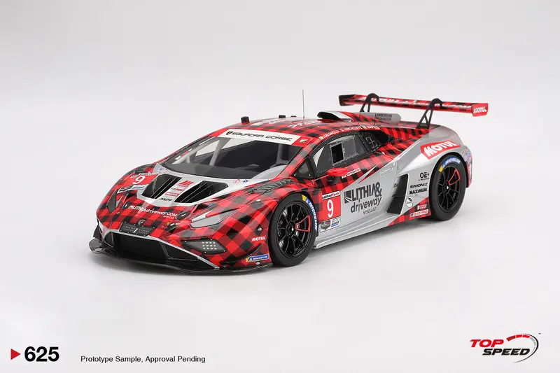 1:18 2025 Sebring 12 Hrs -- #9 Lamborghini Huracan Gt3 Evo2 -- Topspeed Ts0625 1