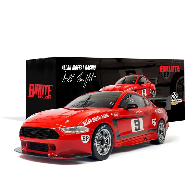 1:18 Allan Moffat 1969 Coca-Cola Tribute Livery -- #9 Ford Mustang -- Biante 1