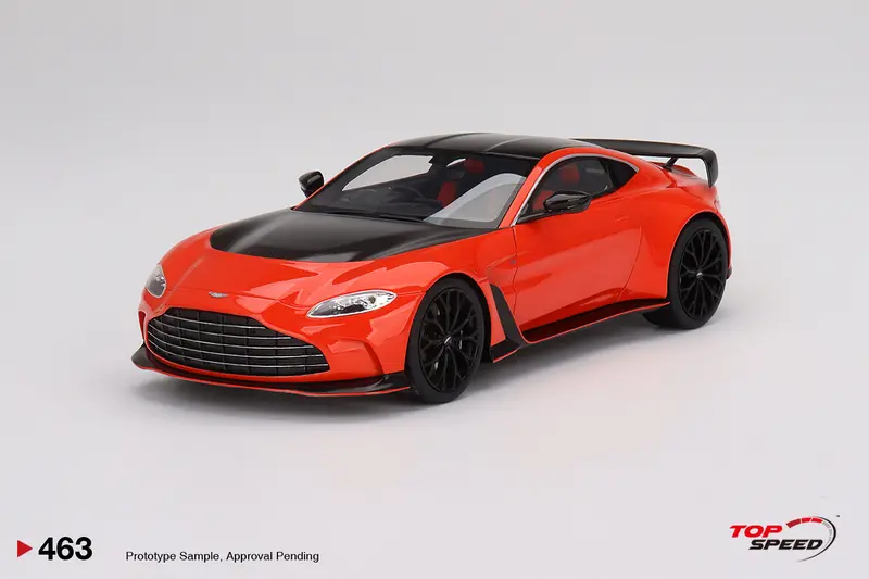 1:18 Aston Martin V12 Vantage -- Scorpus Red -- Topspeed Model 1