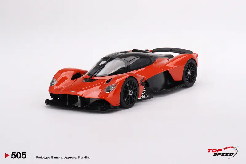 1:18 Aston Martin Valkyrie -- Maximum Orange -- Topspeed Model Ts0505 1