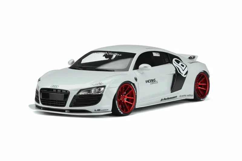 1:18 Audi R8 Lb-Works -- Glacier White -- Gt Spirit 1