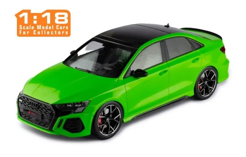 1:18 Audi Rs3 (8Y) Limousine 2022 -- Green -- Ixo Models 1