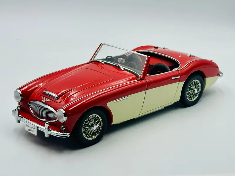 1:18 Austin Healey 3000 Mkii -- Red/White -- Autoart Millennium 70721 1
