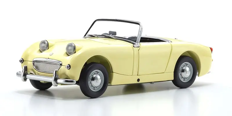 1:18 Austin Healey Sprite -- Primrose Yellow -- Kyosho 1