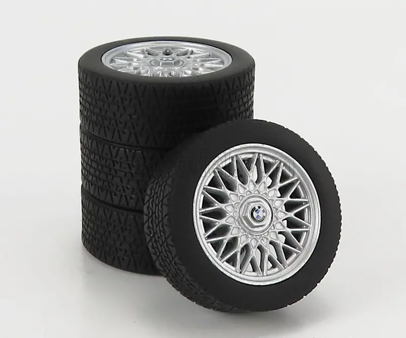 1:18 Bmw 3-Series Alpina B6 3.5 E30 16" Wheel & Tyre Set -- Kk-Scale 1