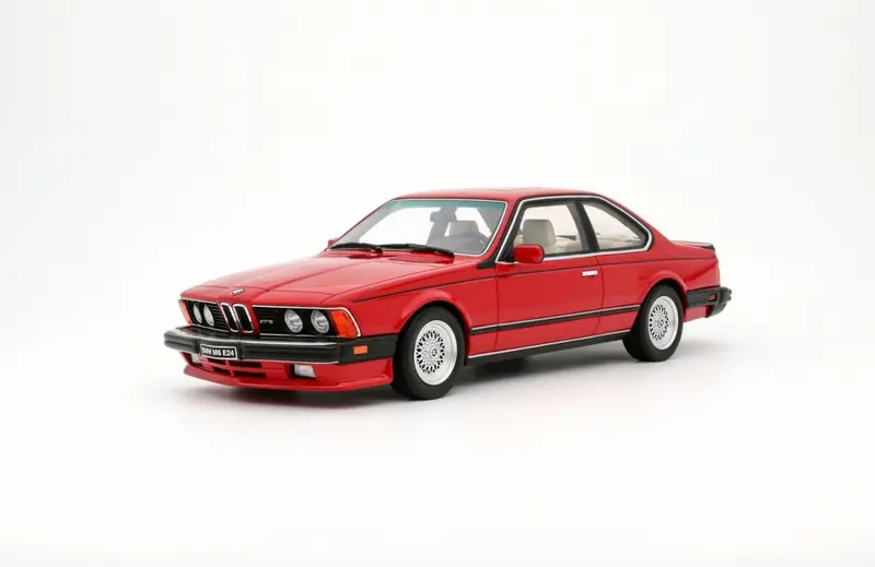 1:18 Bmw 6-Series (E24) M6 -- Red -- Ottomobile 1