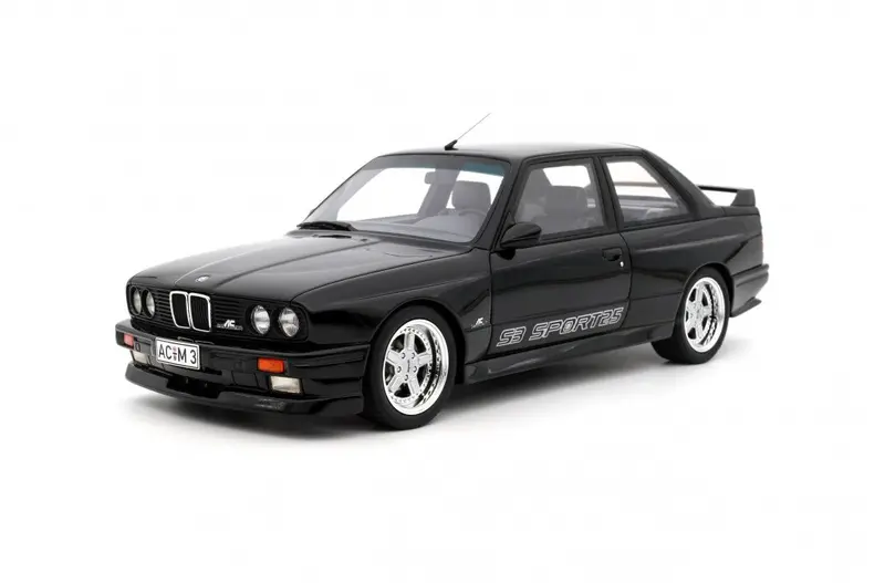 1:18 Bmw E30 M3 Ac Schnitzer Acs3 Sport 2.5 -- Black Metallic -- Ottomobile 1