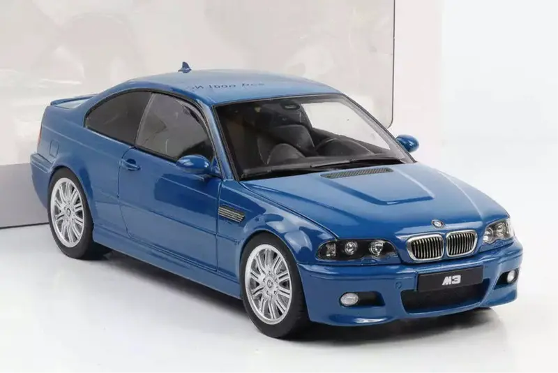 1:18 Bmw E46 M3 2000 -- Blue Metallic -- Norev 1