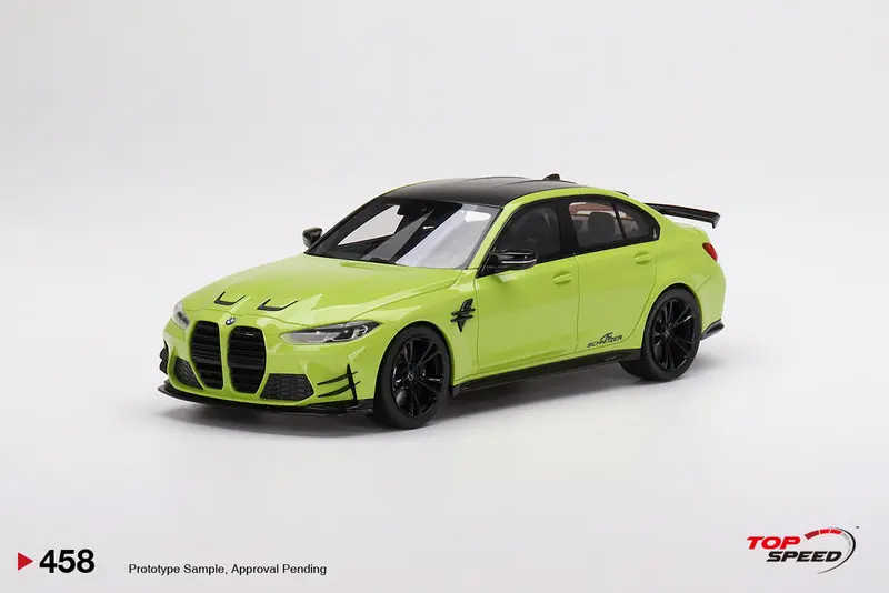 1:18 Bmw M3 Competition (G80) -- Sao Paulo Yellow -- Topspeed Model 1