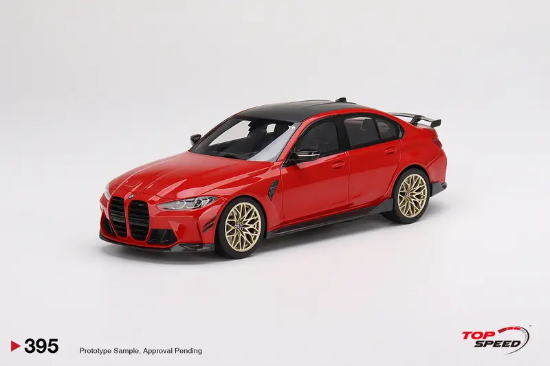 1:18 Bmw M3 Competition (G80) -- Toronto Red Metallic -- Topspeed Model 1