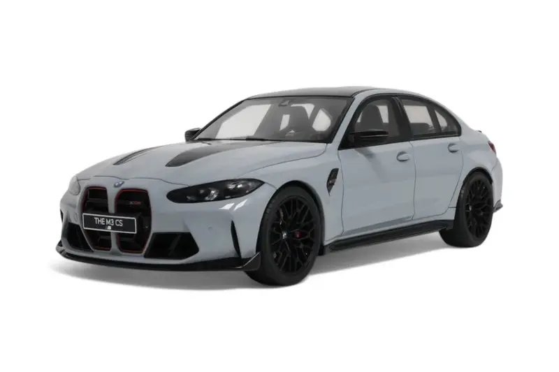 1:18 Bmw M3 Cs M (G80) 2024 -- Grey -- Gt Spirit 1
