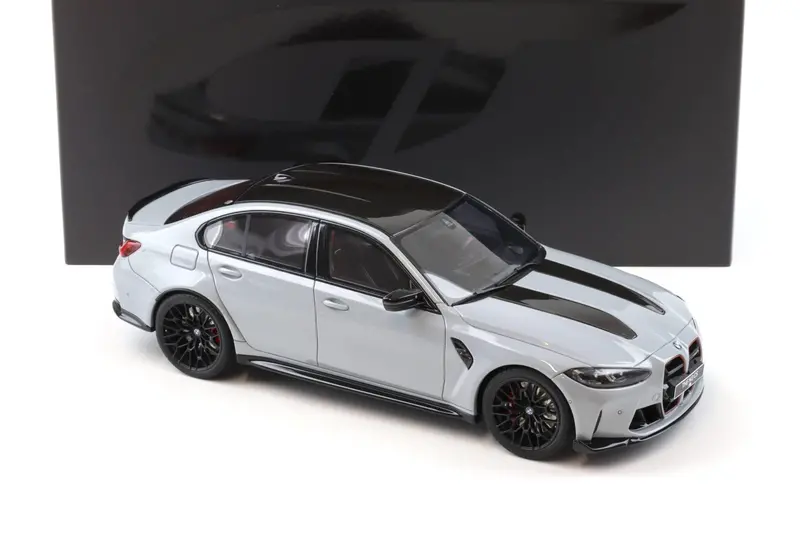 1:18 Bmw M3 Cs M (G80) 2024 -- Grey -- Gt Spirit 2
