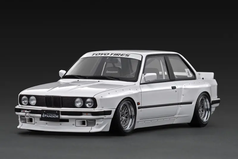 1:18 Bmw M3 E30 Pandem -- White -- Ignition Model Ig3719 1