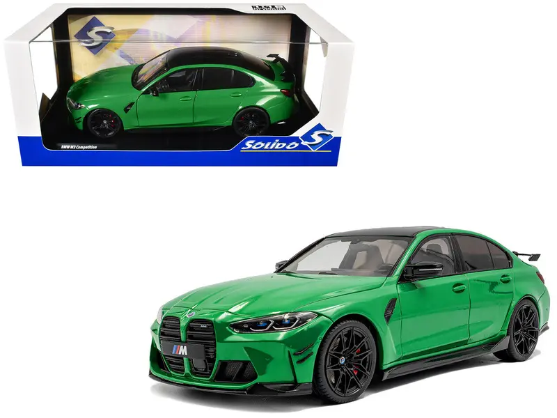 1:18 Bmw M3 (G80) M-Performance 2024 -- Signal Green -- Solido 1