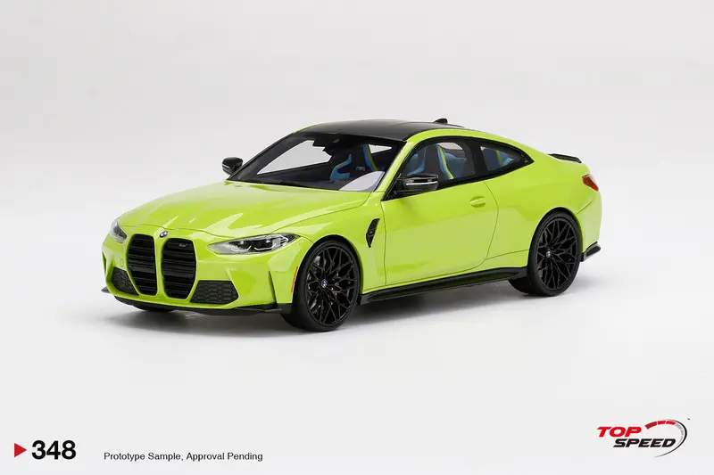 1:18 Bmw M4 Competition (G82) -- Sao Paulo Yellow -- Topspeed Model 1