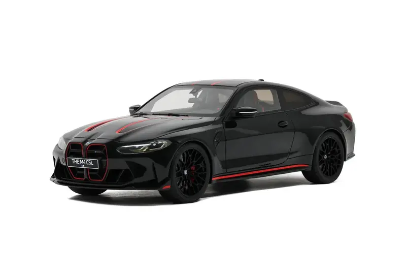 1:18 Bmw M4 Csl (G82) Coupe -- Sapphire Black -- Gt Spirit 1