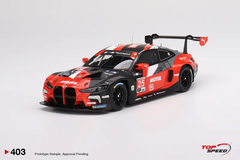 1:18 Bmw M4 Gt3 -- #25 Bmw Team Rll -- 2022 Imsa Daytona 24 Hr -- Topspeed 1
