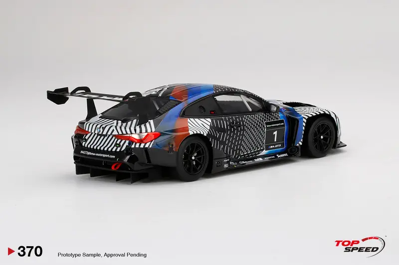 1:18 Bmw M4 Gt3 -- Test Car Ver 1 -- Topspeed Model 2