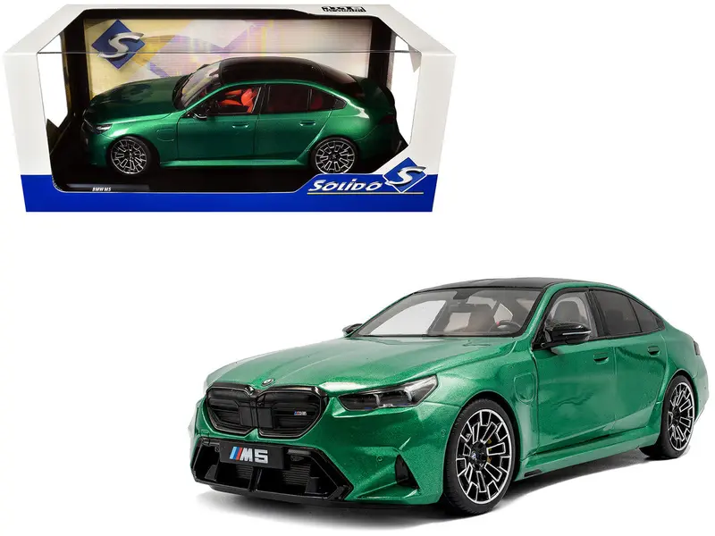 1:18 Bmw M5 (G90) 2025 -- Isle Of Man Green Metallic -- Solido 1