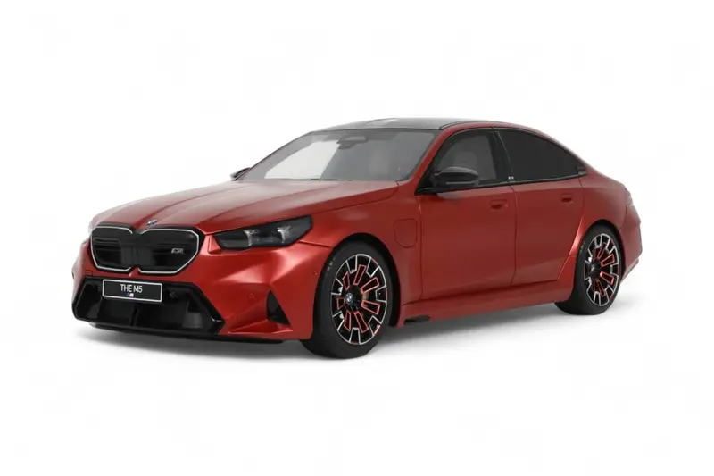 1:18 Bmw M5 (G90) Pebble Beach -- Orange Metallic -- Gt Spirit Gt966 1