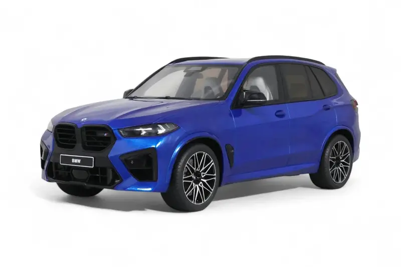 1:18 Bmw X5 M (G05) Competition -- Blue Metallic -- Gt Spirit Gt967 1
