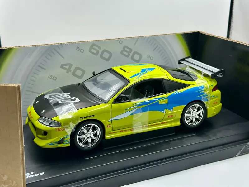 1:18 Brian's Mitsubishi Eclipse -- The Fast And The Furious -- American Muscle E 1
