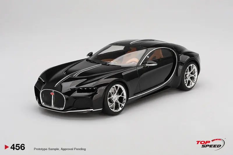 1:18 Bugatti Atlantic Concept -- Nocturne Black -- Topspeed Model Ts0456 1