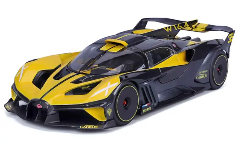 1:18 Bugatti Bolide -- Yellow/Black -- Bburago 1