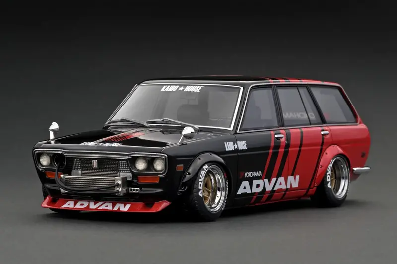 1:18 Datsun Bluebird (510) Wagon -- Kaido House Advan -- Ignition Model Ig3149 1