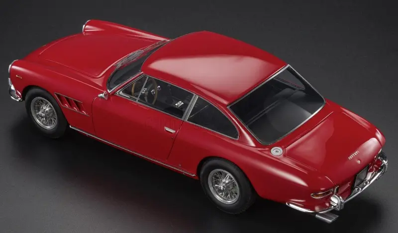 1:18 Ferrari 330 Gt 2+2 -- Red W/Black Interior -- Top Marques Top126b 2