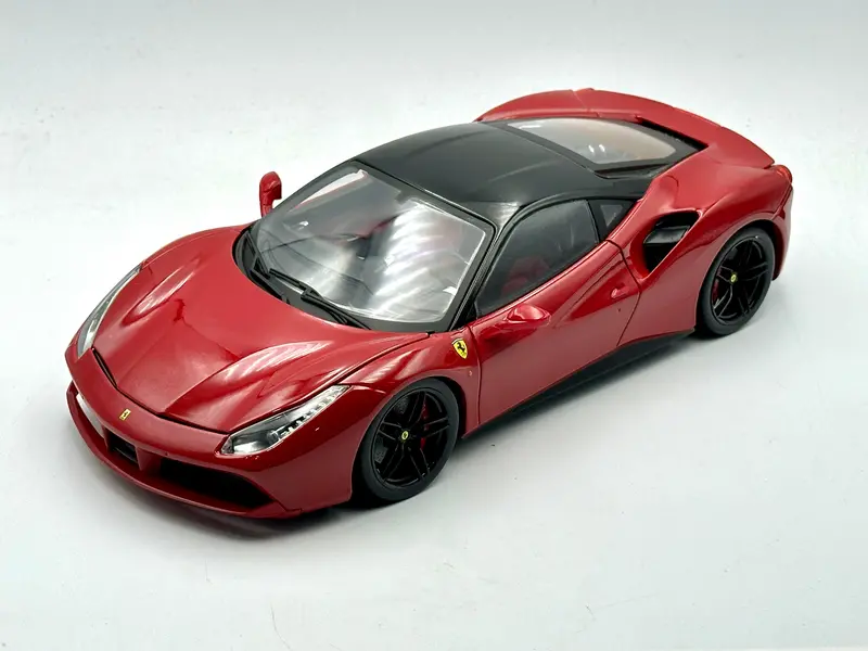 1:18 Ferrari 488 Gtb -- Red -- Bburago 1