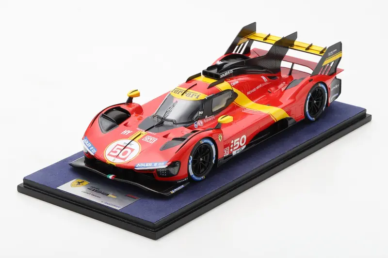 1:18 Ferrari 499P -- #50 Red/Yellow - Launch Version -- Looksmart 1