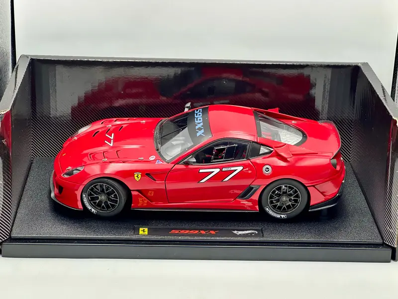 1:18 Ferrari 599Xx  -- #77 Red -- Hot Wheels Elite V7438 1