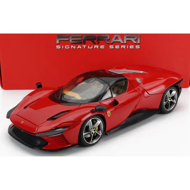 1:18 Ferrari Daytona Sp3 Spider -- Rosso Magna Metallic Red -- Bburago Signature 1