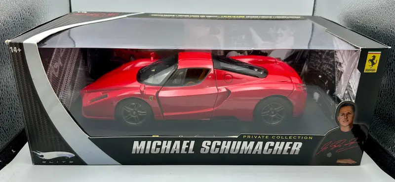 1:18 Ferrari Enzo (Michael Schumacher Collection) -- Red -- Hot Wheels Elite 1