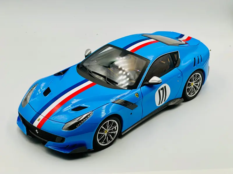 1:18 Ferrari F12 Tdf -- #171 Light Blue - Tailor Made -- Bbr Models 1