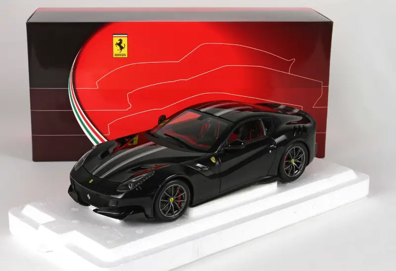 1:18 Ferrari F12 Tdf -- New Black Daytona 508 -- Bbr Models 1