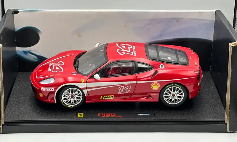 1:18 Ferrari F430 Challenge -- #14 Red -- Hot Wheels Elite J2923-0510 1