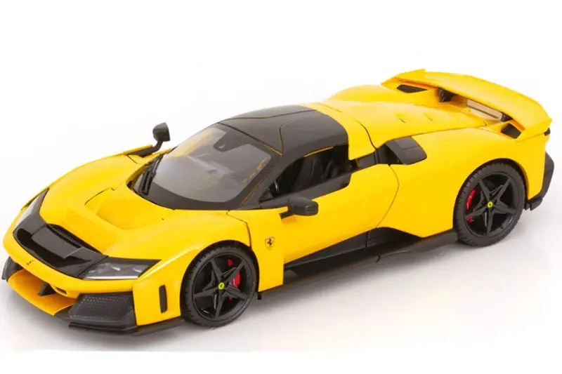 1:18 Ferrari F80 2024 -- Yellow/Black -- Bburago 16022Y 1