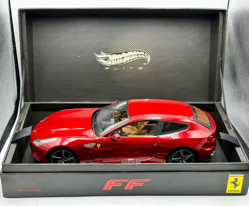 1:18 Ferrari Ff Special Edition -- Dark Red -- Hot Wheels Super Elite X5490 1