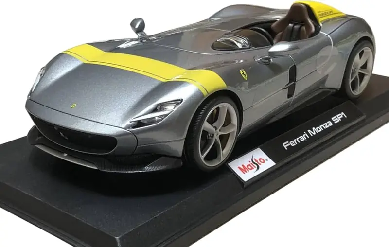 1:18 Ferrari Monza Sp1 -- Grey/Yellow -- Maisto 1