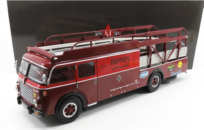 1:18 Ferrari Race Team Transporter -- 1957 Fiat 642Rn2 Bartoletti Truck -- Cmr 1