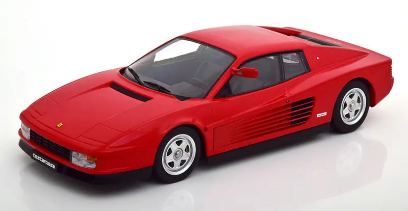 1:18 Ferrari Testarossa 1984 -- Red W/Black Interior -- Kk-Scale 1