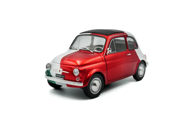 1:18 Fiat 500 1965 -- Italian Flag Tribute Livery -- Solido 1
