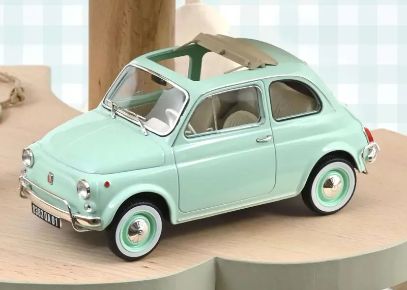 1:18 Fiat 500 L 1968 -- Pastel Blue -- Norev 1